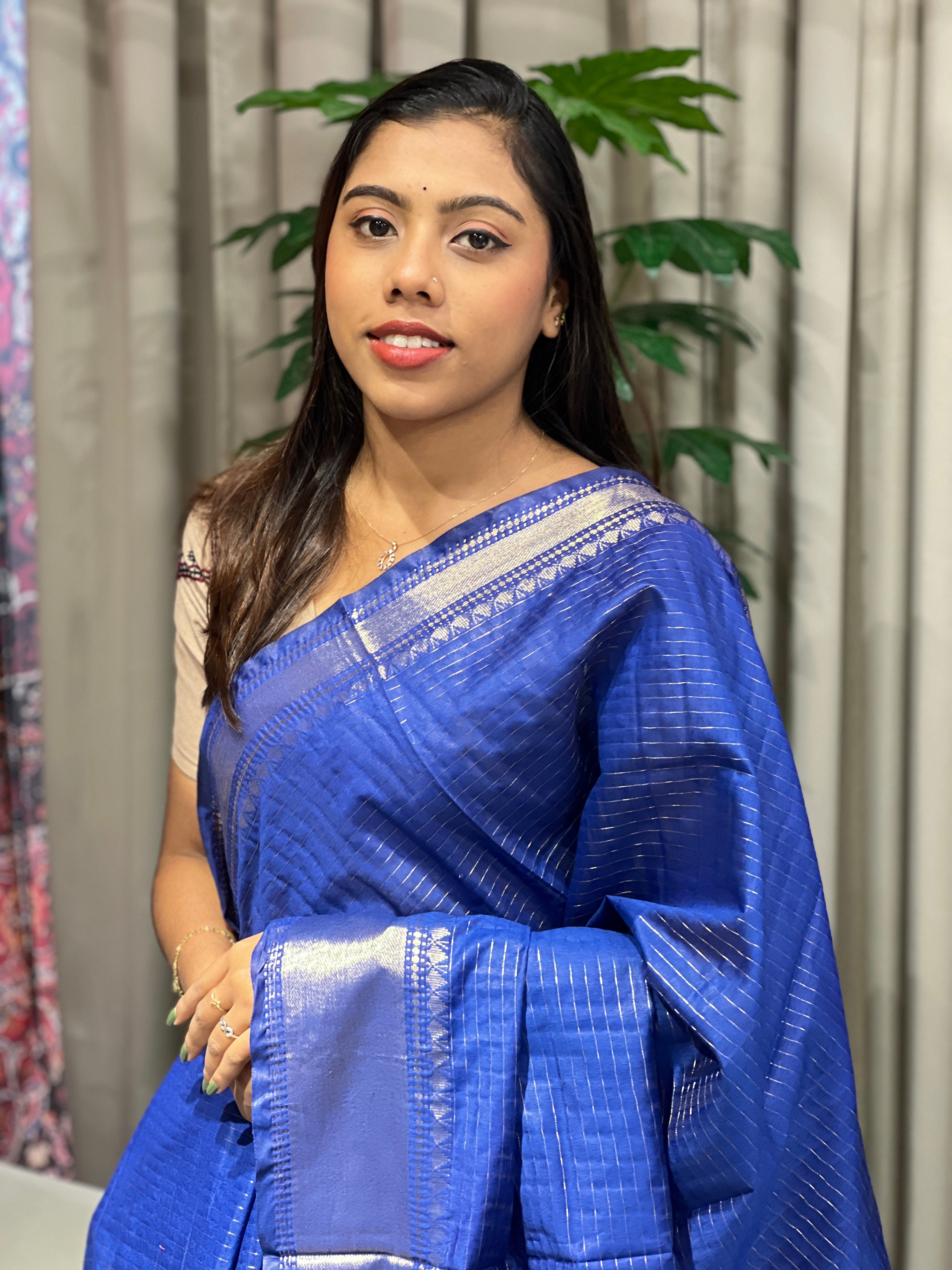 Zari Woven Semi Tussar Saree | NHH588