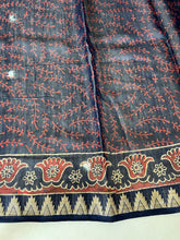 Ajrak Print Pattern Mangalgiri Saree | JKL130