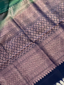 Geometric Patterned Pure Silk Saree | SVC108