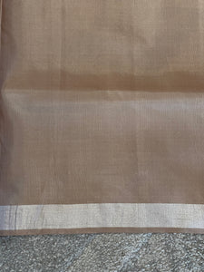 Silver Zari Woven Handloom Pure Silk Saree | SVC123