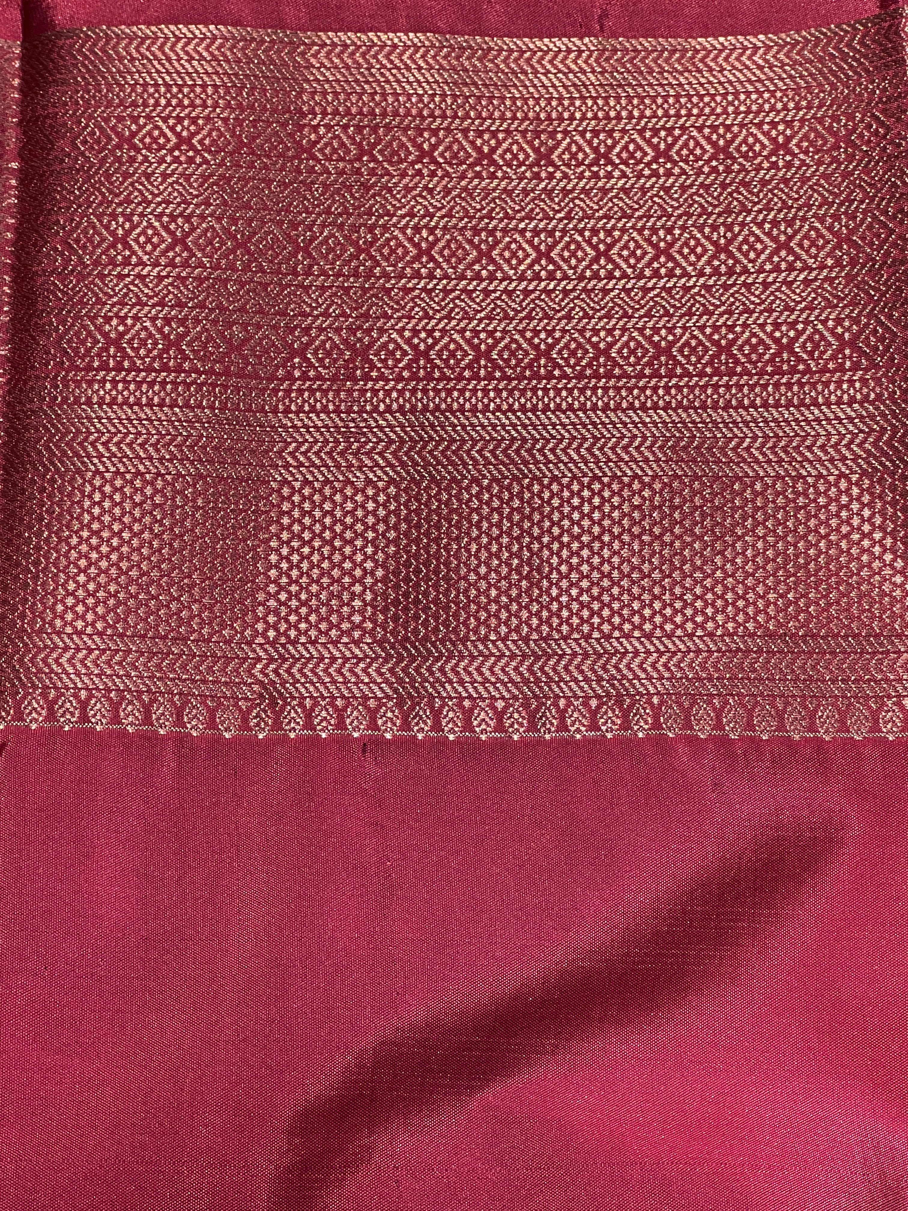 Embossed Weaved Pattern Semi  Soft Silk Saree | SEN107