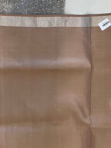 Silver Zari Woven Handloom Pure Silk Saree | SVC126