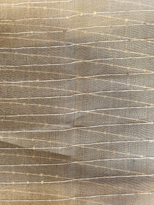 Floral Machine Embroidery Detailed Silk Organza Saree | ACT635
