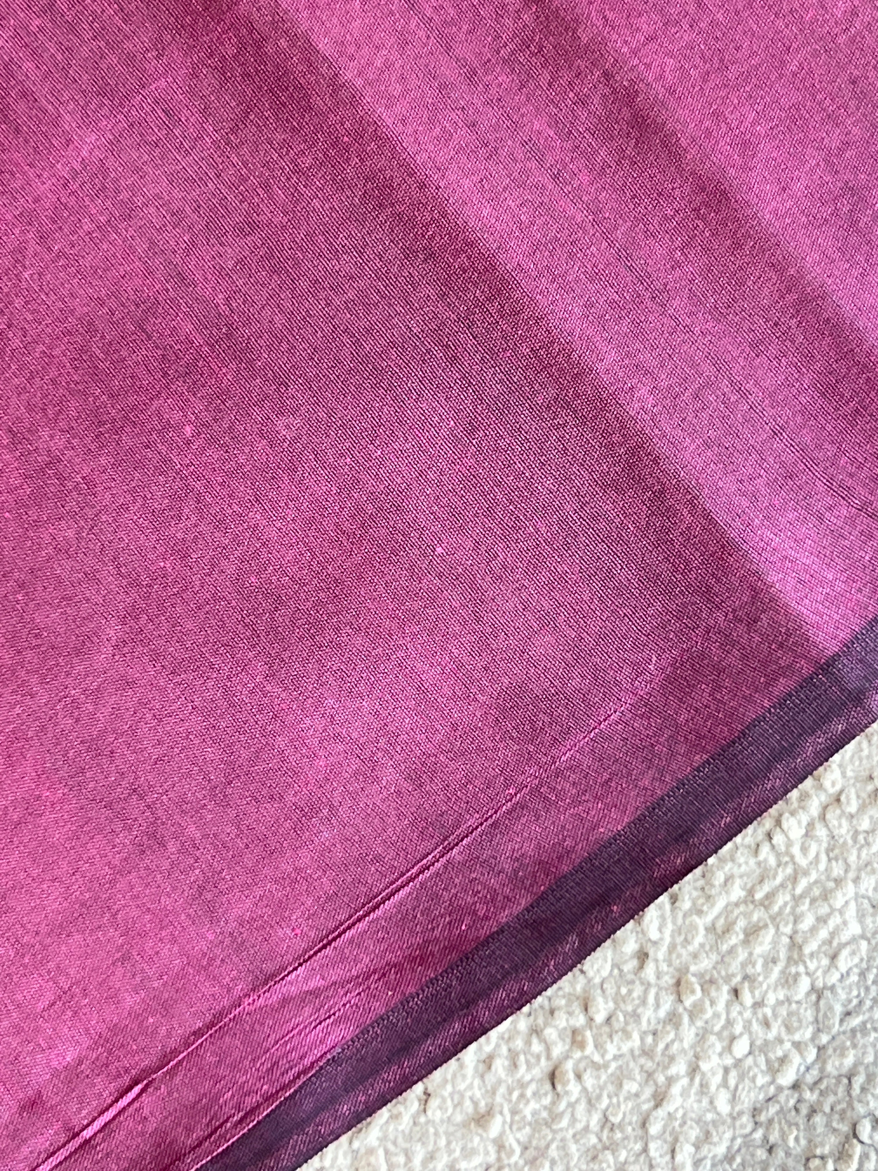 Copper Zari Weaved Semi Silk Saree | KRK506