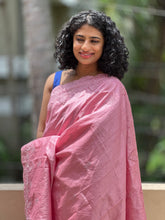 Semi Silk Saree With  Schiffli Border | RP324