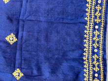 Hand Kutch Work Embroidery Tussar Saree | SBS511