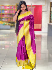 Banarasi Weaved Soft Silk Saree | NN176