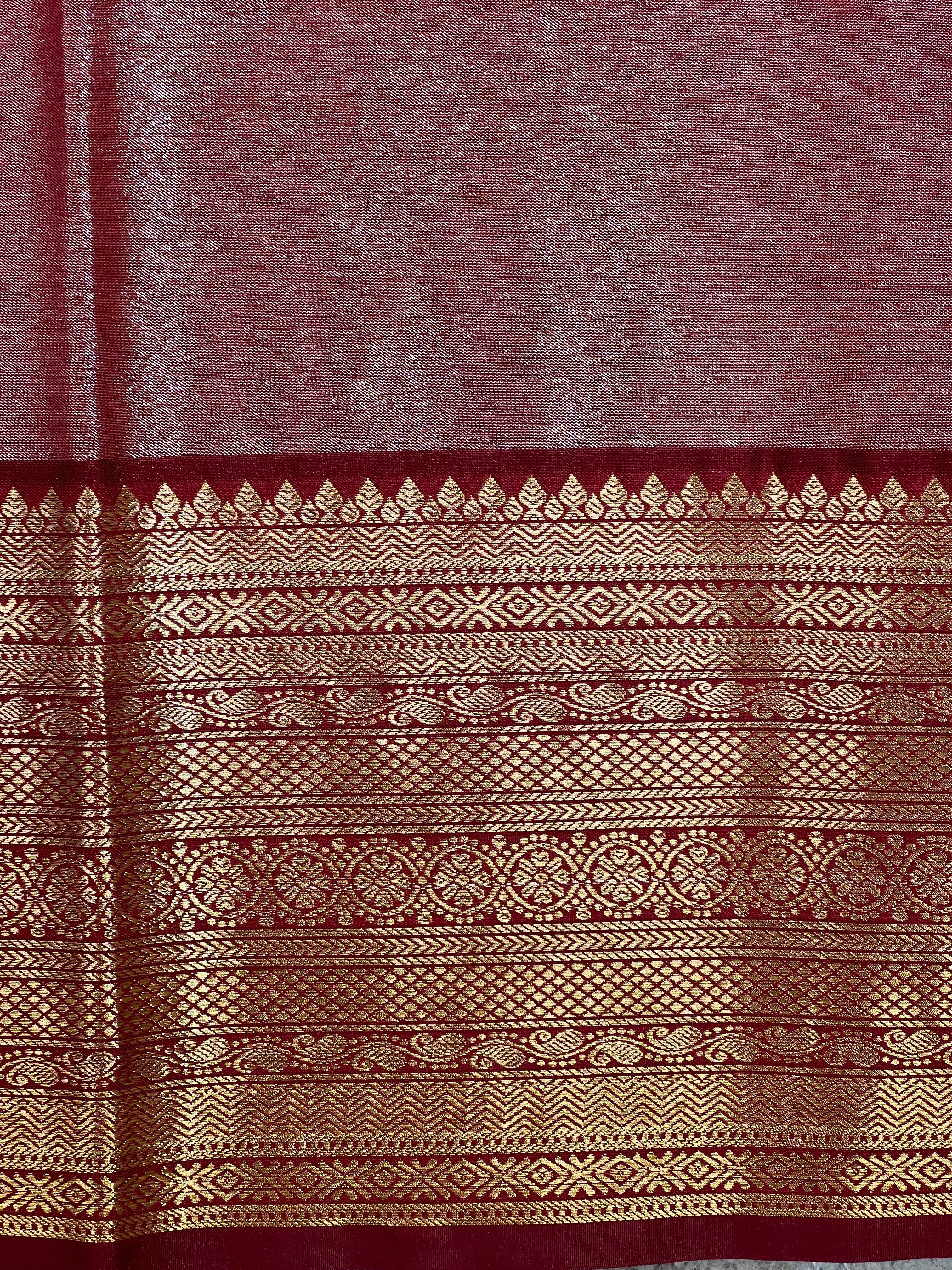 Line Woven Soft Silk Saree | RVS358