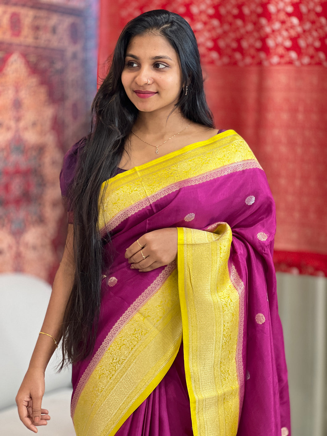 Banarasi Weaved Soft Silk Saree | NN176