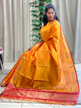 Traditional Elephant Motifs Design Semi Silk Saree | SSN173