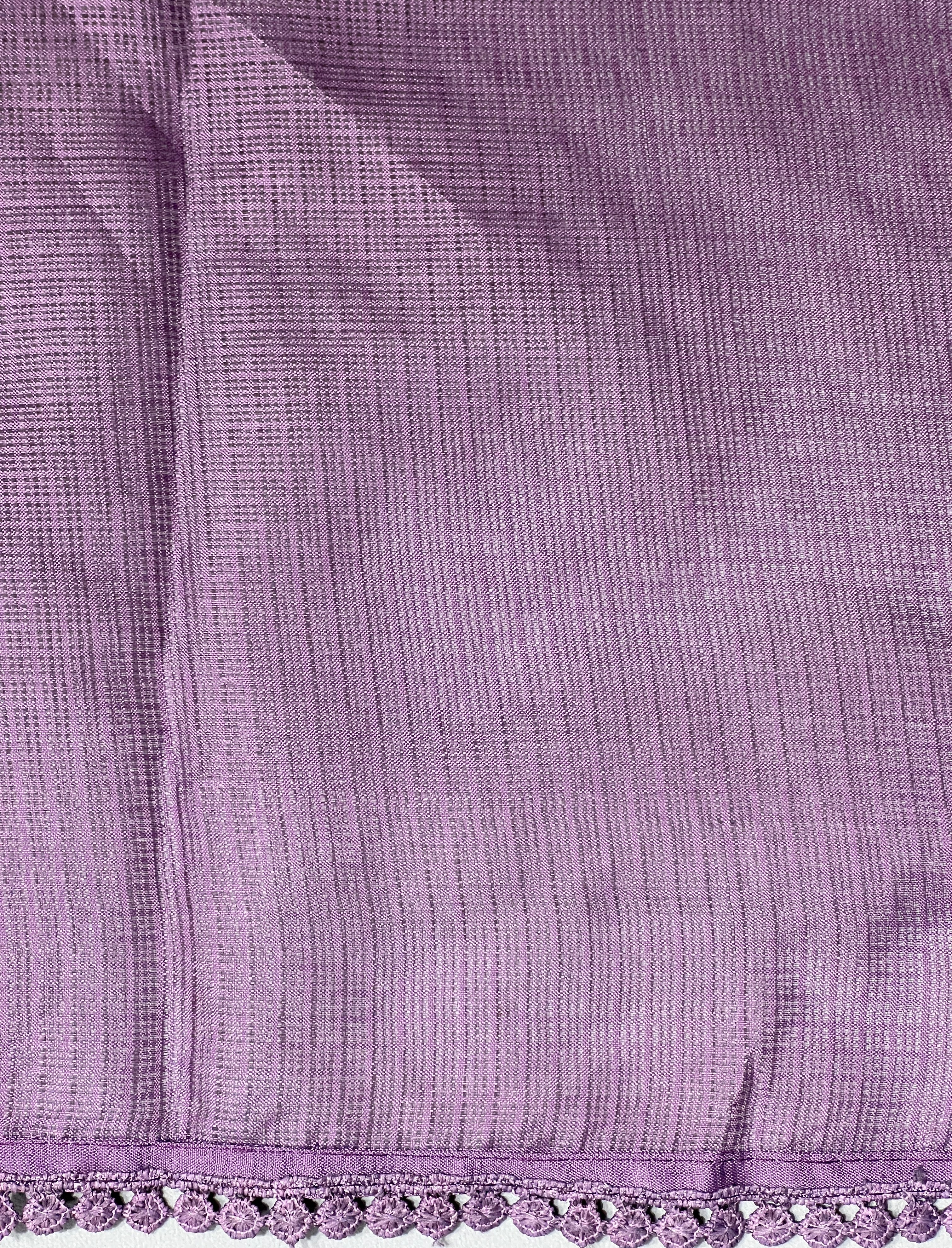 Embroidery Detailed Silky Kota Saree | BLD2039