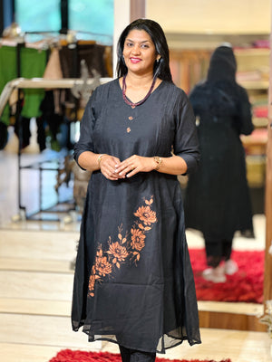 Floral Paint Detailed Kota Kurta | DNT785