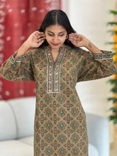 Printed Cotton Kurta | NI626