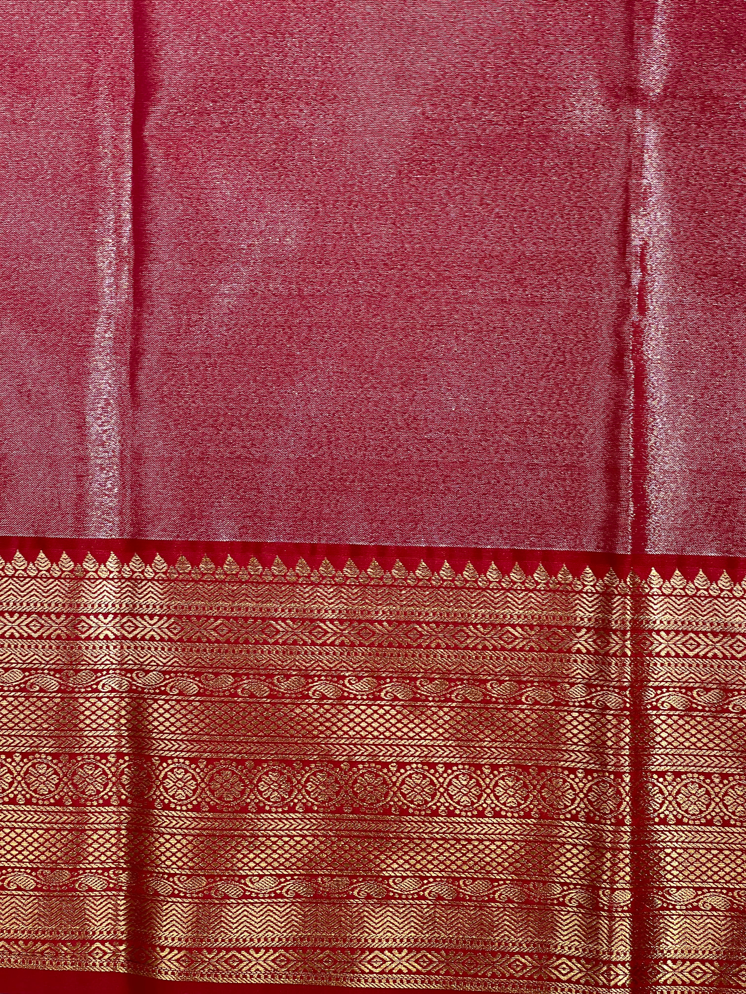 Line Woven Soft Silk Saree | RVS361