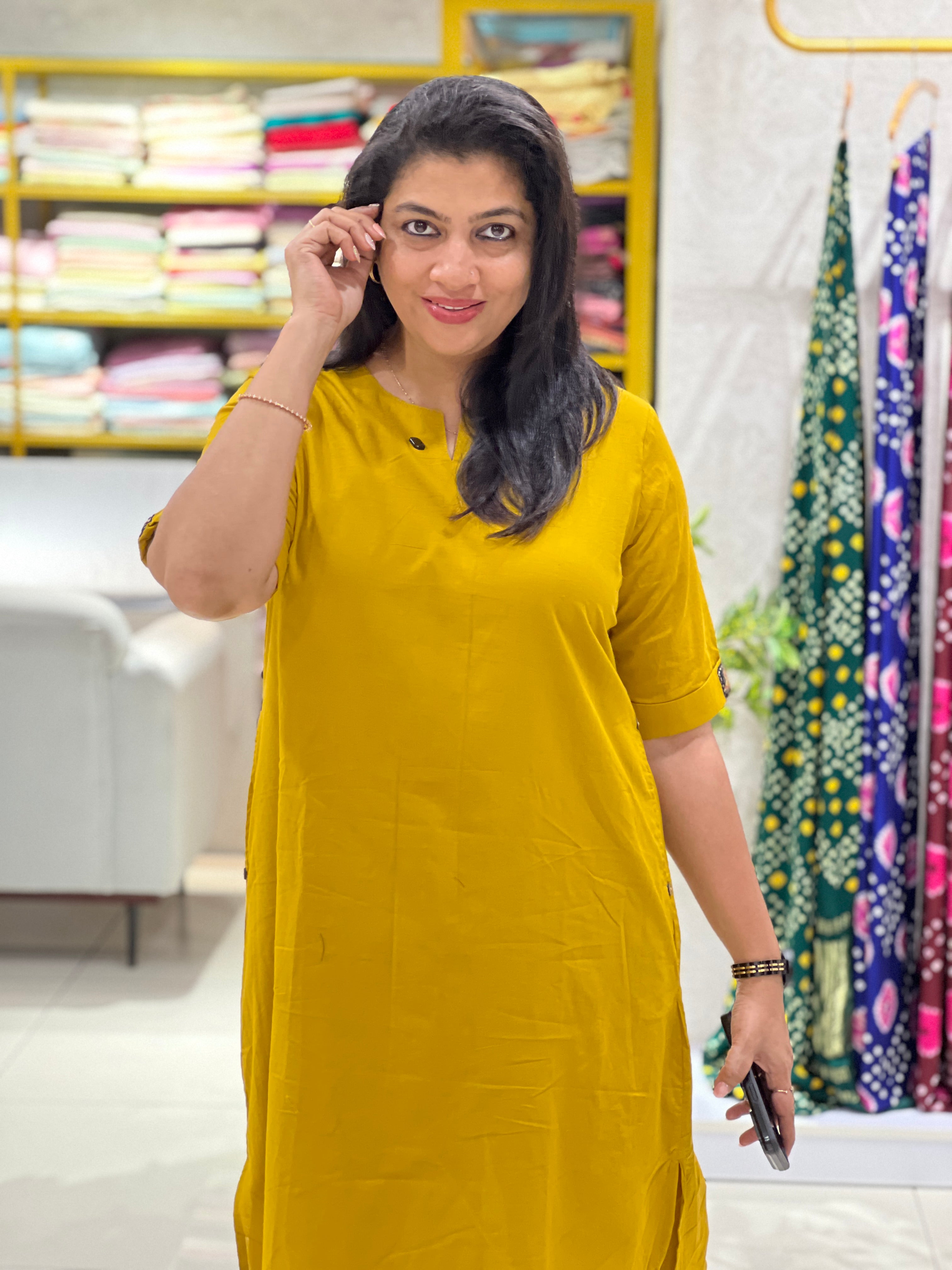 Solid Cotton Co-Ord Set | NCF353