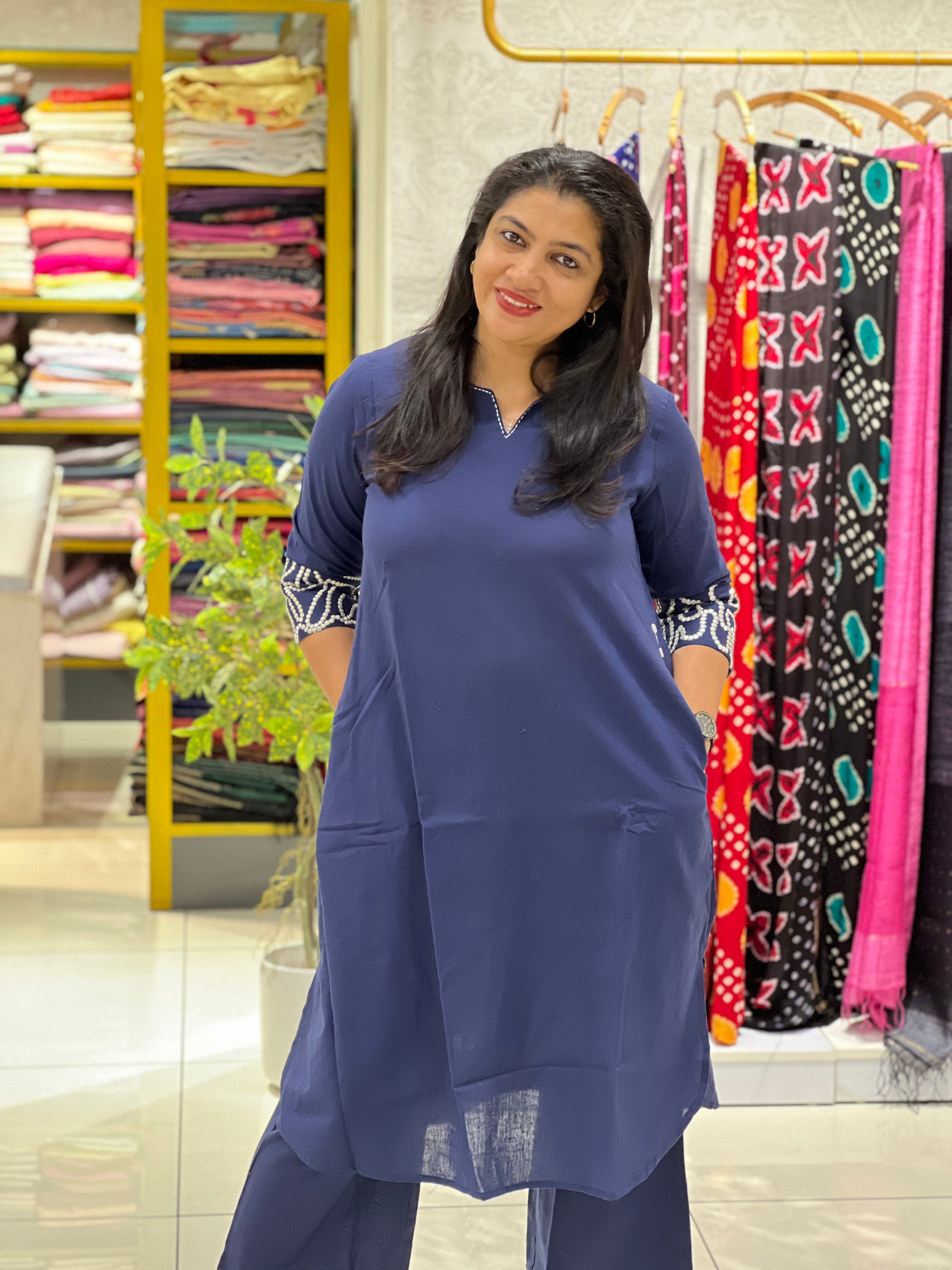Solid Linen Co-Ord Set | NCF349