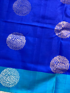 Traditional Circular Buta Weaved Pure Silk Saree | SVC102