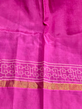 Hand Block Printed silk Sarees | VFC264
