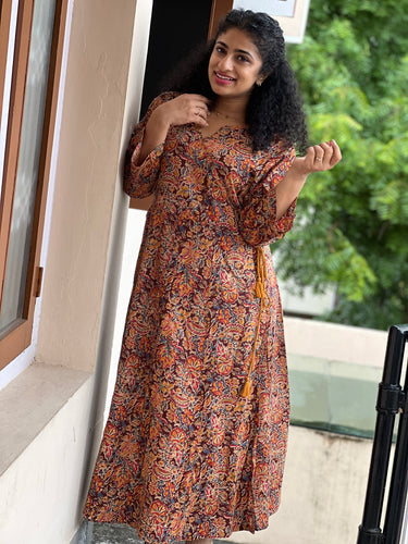 Angrakha Pattern Cotton Kurta | GHB126