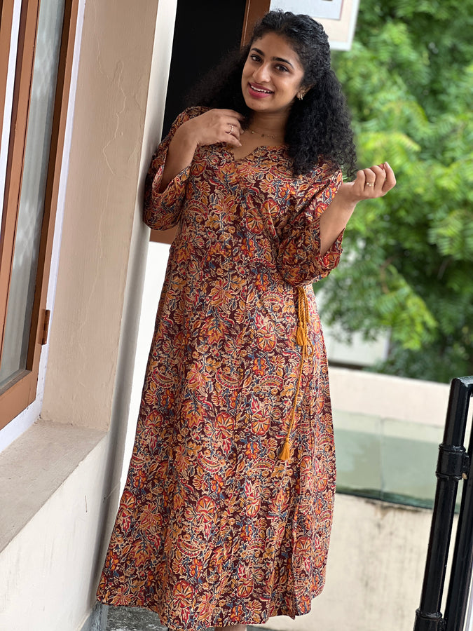 Angrakha Pattern Cotton Kurta | GHB126