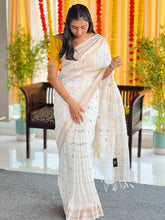 Thread Buta Weaving Patterned Semi Silk Saree | NHH484
