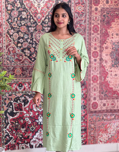 Embroidery Soft Cotton Kurta | CSK12-M