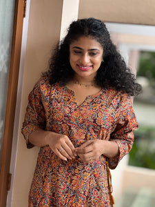 Angrakha Pattern Cotton Kurta | GHB126