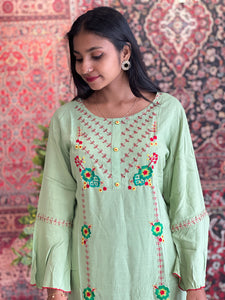 Embroidery Soft Cotton Kurta | CSK12-M