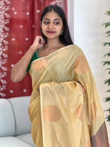 Buta Woven Pattern Semi Silk Saree |  KRK434