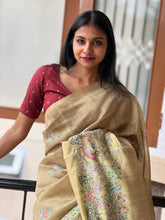 Printed Chanderi Finish Saree | DVS122