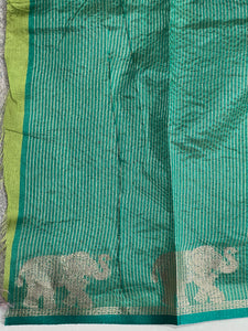 Traditional Elephant Motifs Design Semi Silk Saree | SSN169