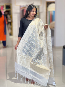 Banarasi Weaved Chanderi Dupatta | FC115