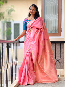 Leheriya Weaving  Semi Silk Saree | KF165