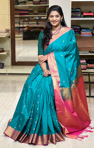 Buta Woven Pattern Semi Silk Saree | PRS130