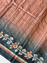 Kalamkari Design Geecha Tussar Finish Saree | KSD131