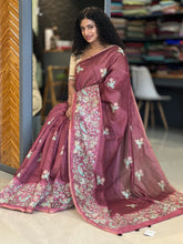 Printed Chanderi Finish Saree | DVS123