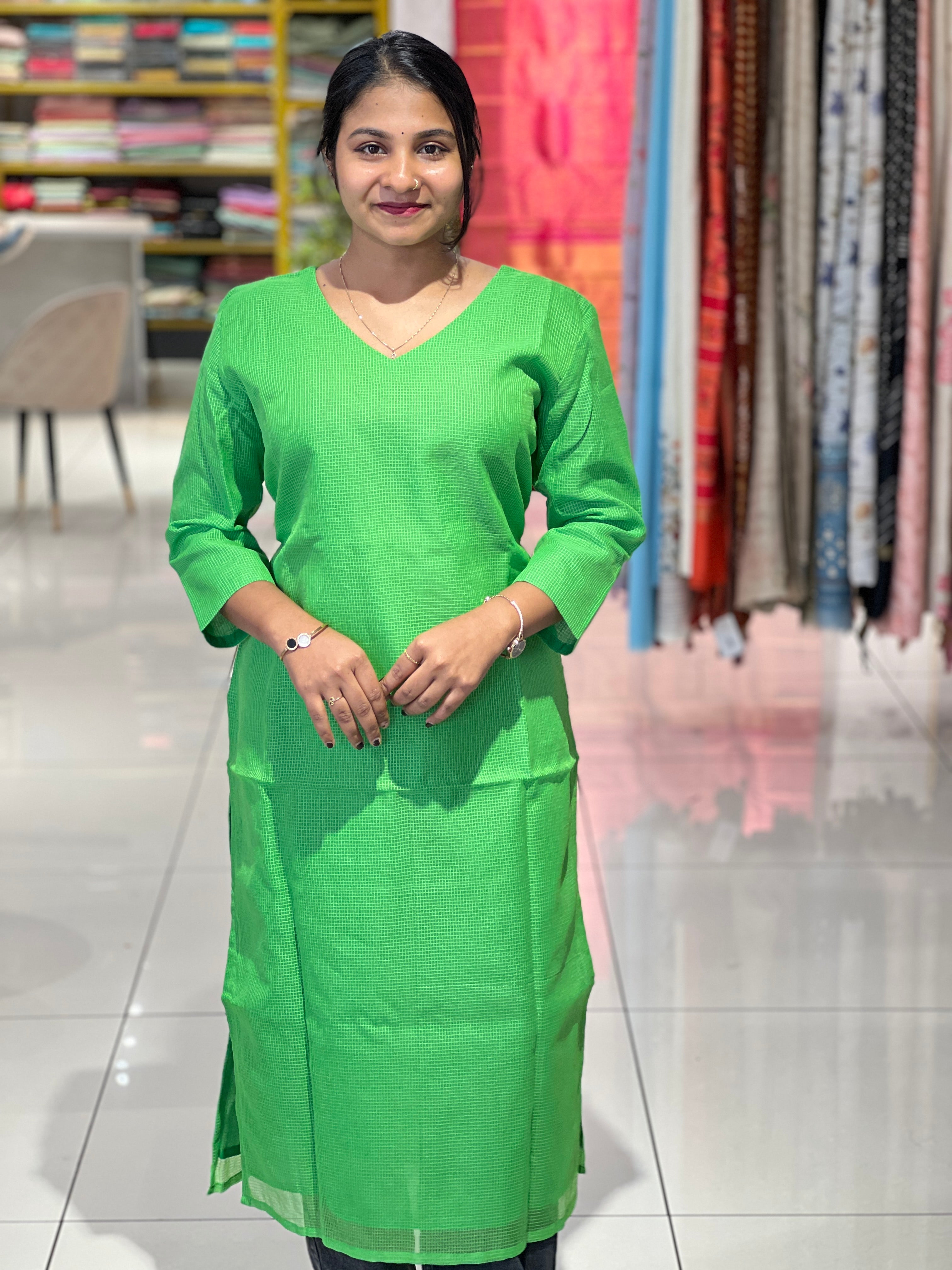 Solid Kota Kurta | DNT1043