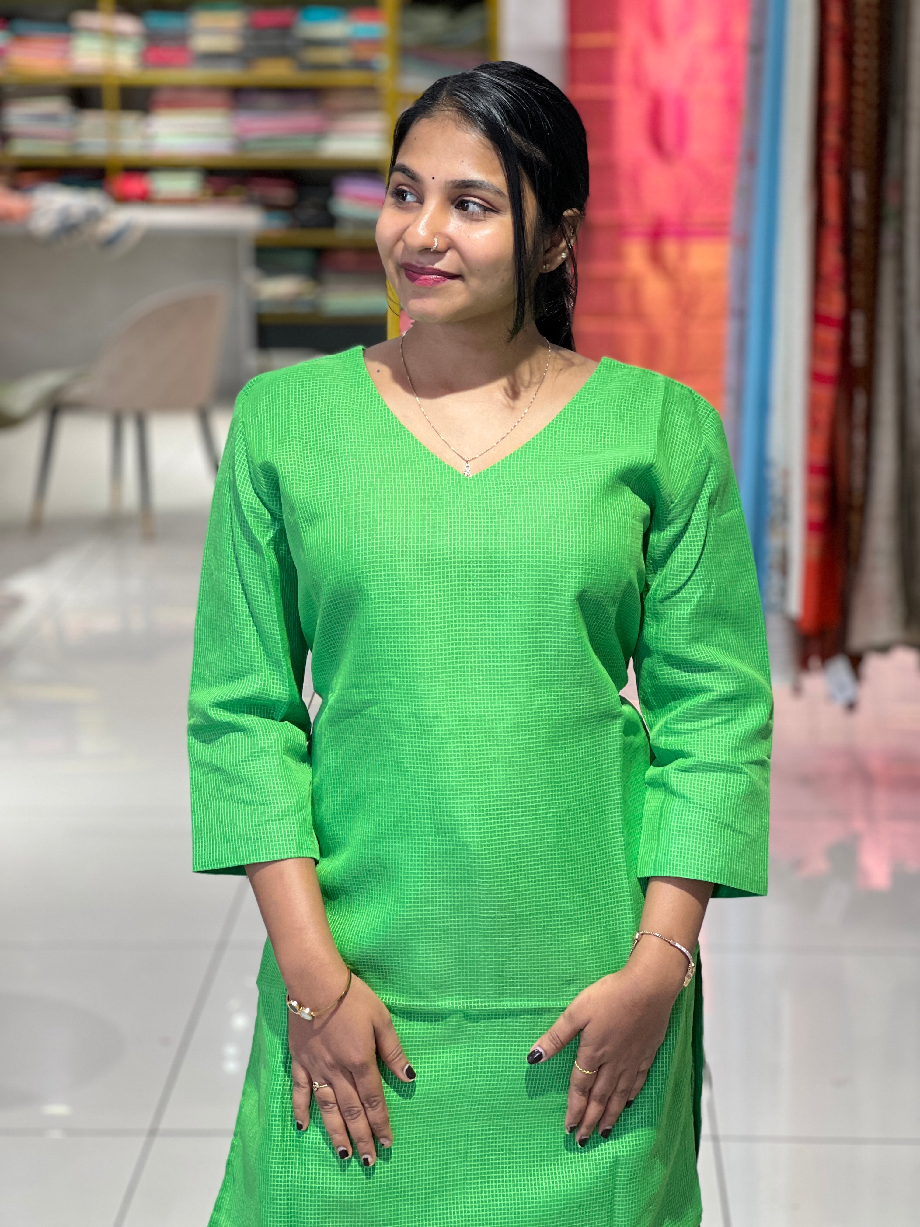 Solid Kota Kurta | DNT1043