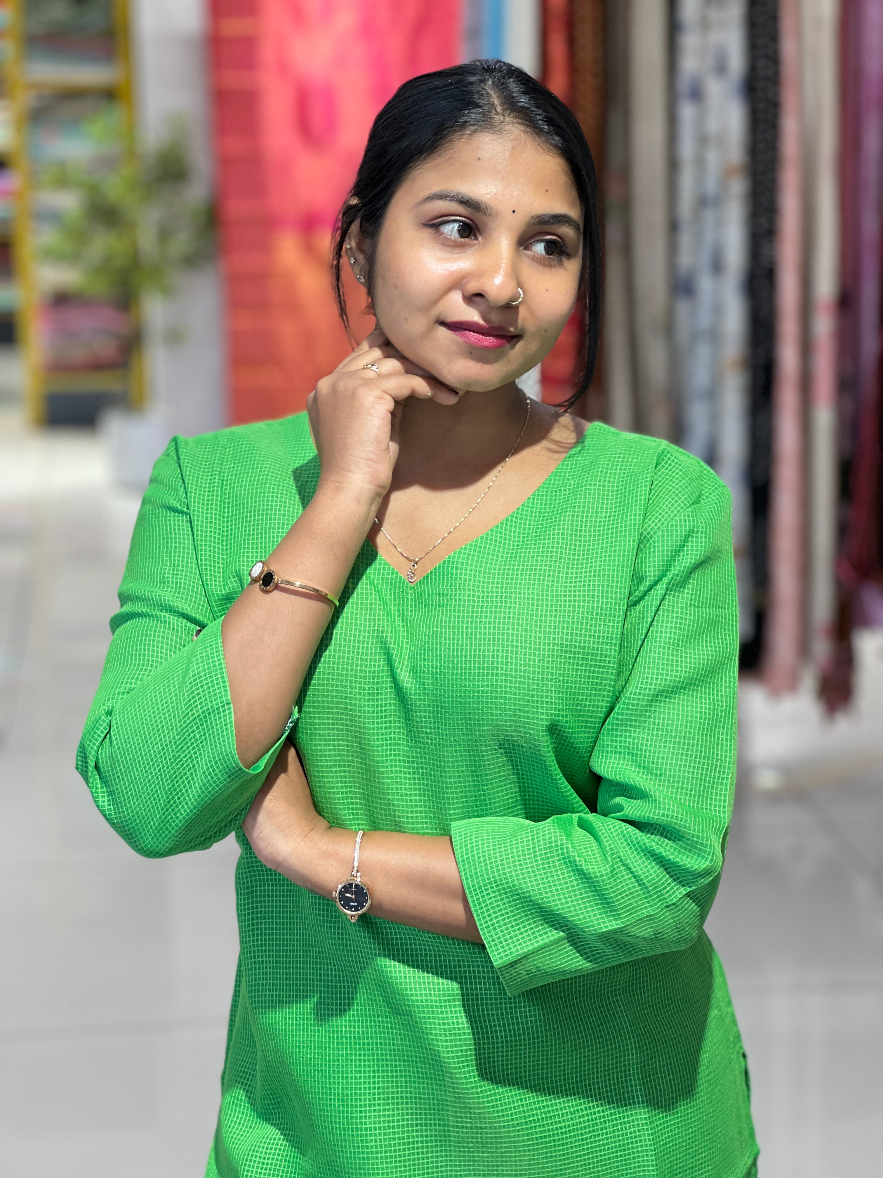 Solid Kota Kurta | DNT1043