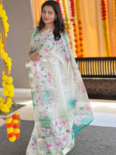 Floral Digital Printed Silky Kota Saree | HT198