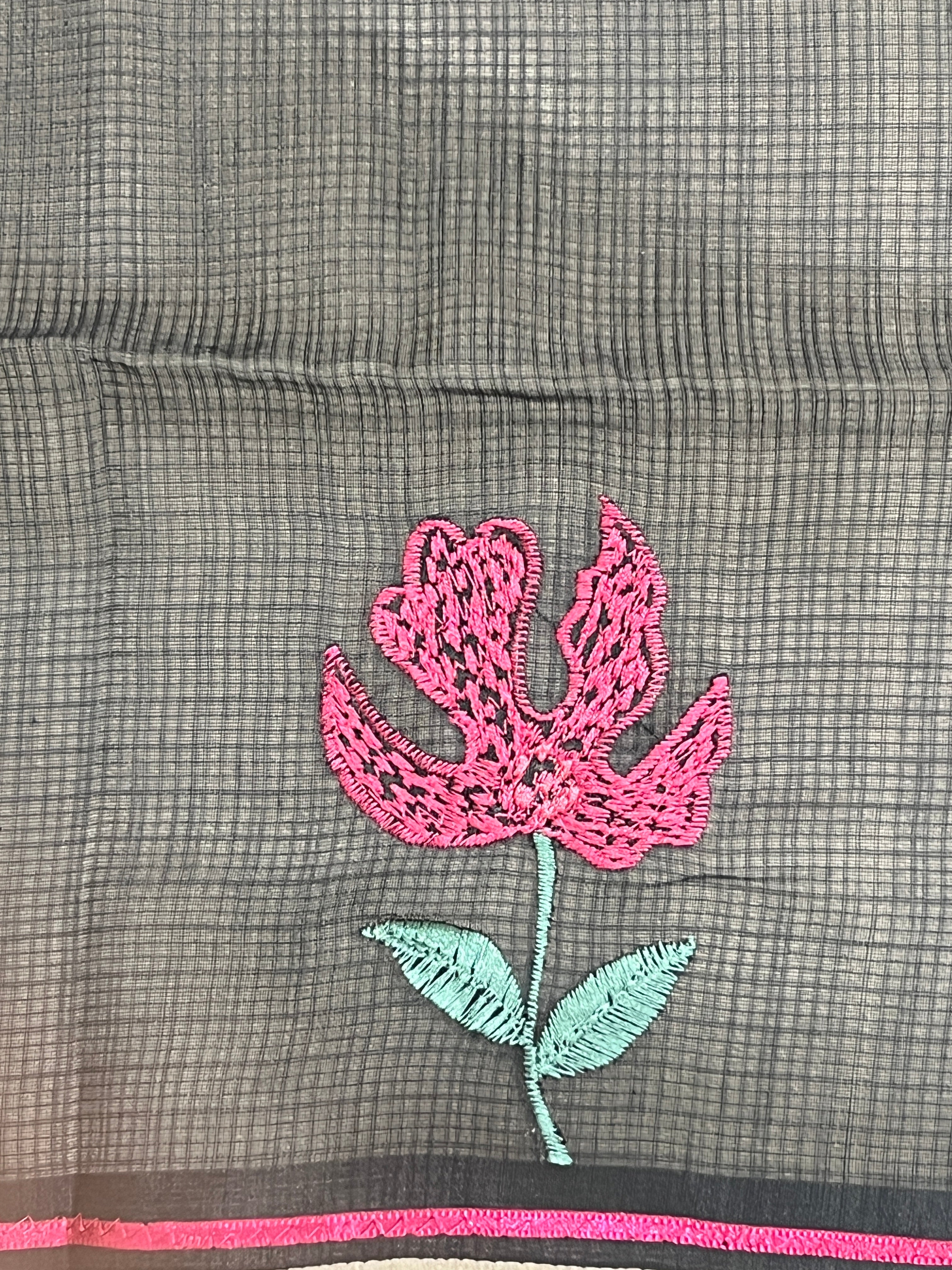 Placement Pattern Super Net Kota Saree | JSC746