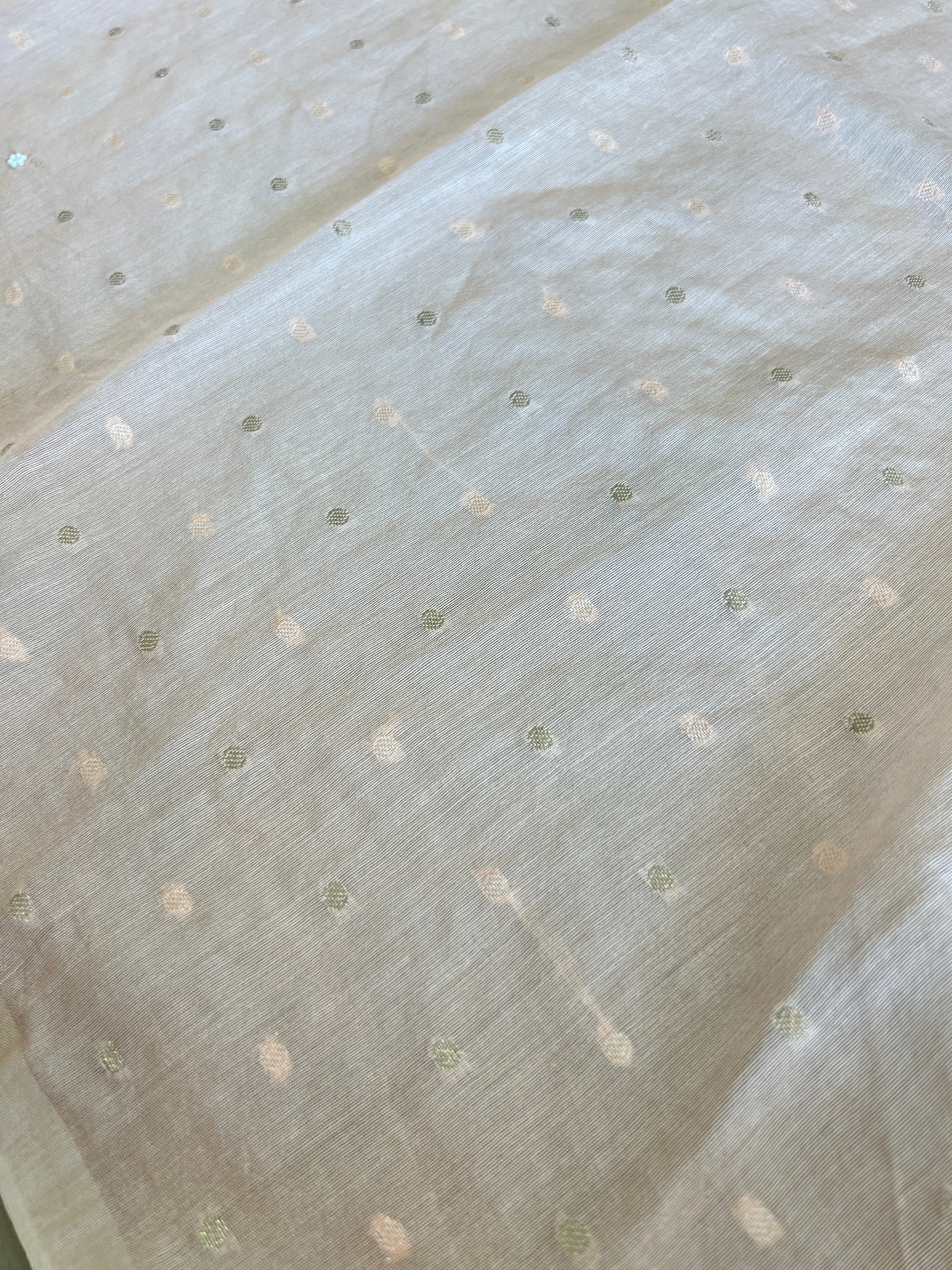 Floral Machine Embroidery And Applique Work  Detailed Organza Saree | MM171