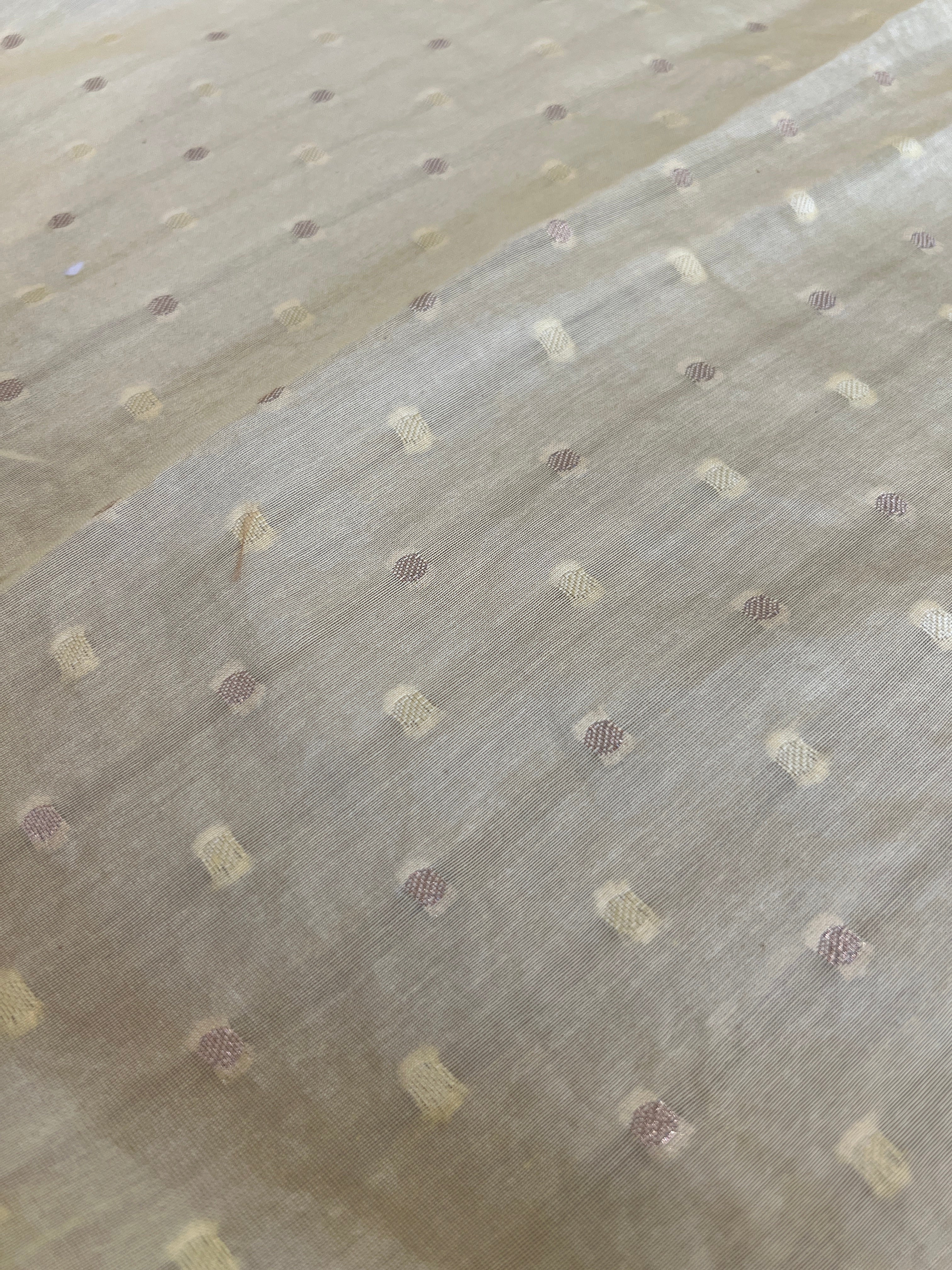 Floral Machine Embroidery Detailed Viscose Organza Saree | MM191