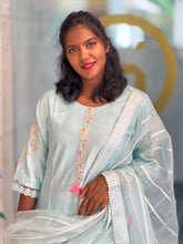 Embroidery Pattern Chanderi Silk Kurta Set | ACL110