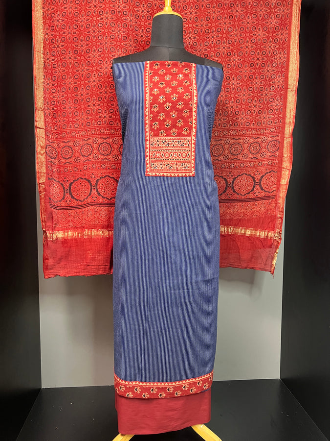Kantha Weaving Cotton Salwar Set |  DE146