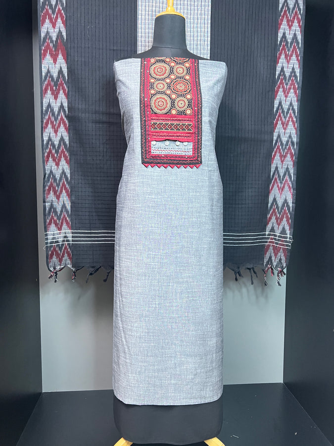 Ajrakh Print Pattern Cotton Salwar Set | DE159