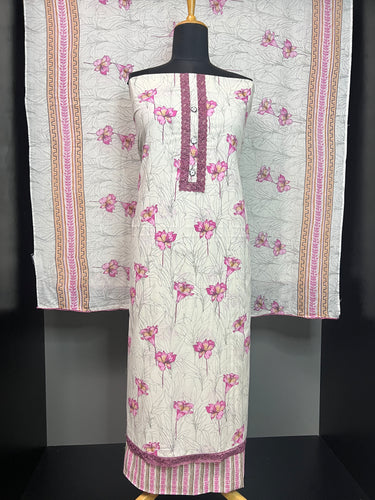 Floral Digital Printed Soft Cotton Salwar Set | SW2126