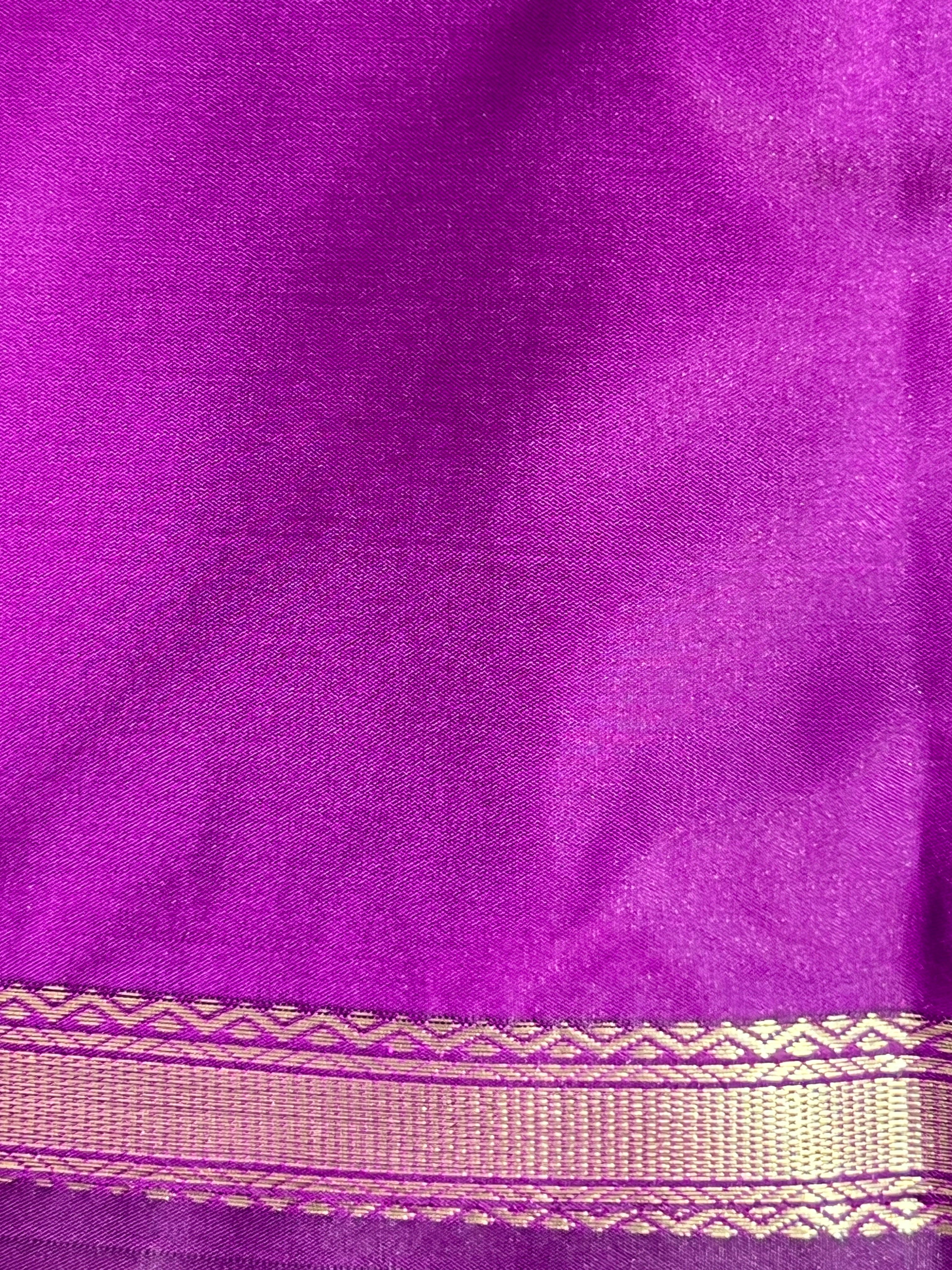 Floral Buta Woven Powerloom Semi Silk Saree | LPR115