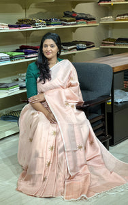 Buta Woven Pattern Semi Silk Saree | KRK412