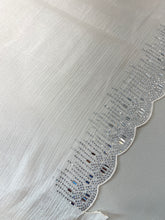 Stone Sticking Worked Crushed Organza Saree | SBP315